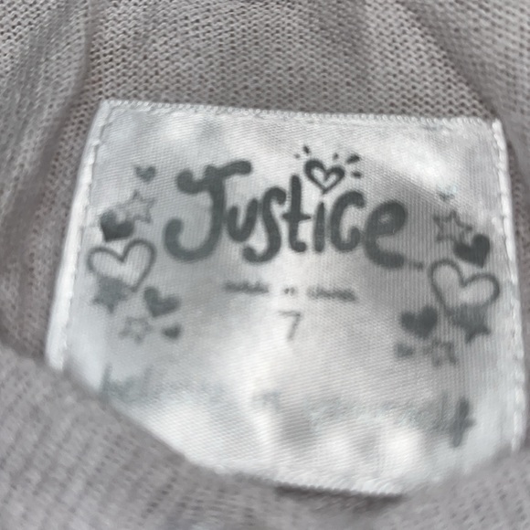 Justice Girls’ Lace Front Cardigan - Picture 2 of 2